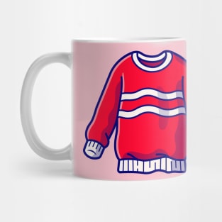 Sweater Cartoon Illustration Mug